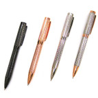 Кулькова ручка Minghao синя 166