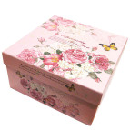 Коробка подарункова SY квадрат 18,5*18,5*9см 2вида мікс 1919-38-L