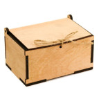 Заготовки для декорування дерево Скринька подарункова з кришкою фанера 15*10*7 см Rosa Talent 2725024