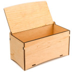 Заготовки для декорування дерево Скринька з кришкою фанера 22*12*12 см Rosa Talent 2725022