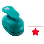 Дирокол фігурний ROSA Talent вирубка 1,6см Зірка 880552