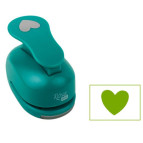 Дирокол фігурний ROSA Talent вирубка 3,8см Серце 881504