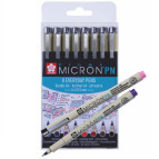 Капілярні ручки PIGMA Micron PN 8цв POXSDKPN8