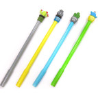 Гелева ручка з насадкою Кактус Schreiber асорті, пише синім S-8874