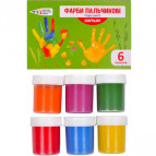 Фарби пальчикові ГАММА_НОВ "Craft and Joy"  набір 6кол. 322074