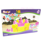 Ігровий пісок (кінетичний) SAT 700гр. (мікс) + 8 формочек 1152