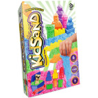 Ігровий пісок (кінетичний) DankoToys KidSand 6кол по 167гр + 6 формочки KS-04-11