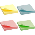 Папір для нотаток-куб 75*75мм 100арк кольоровий Delta, асорті D3314-**