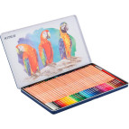 Олівці кольорові акв. 36кол. Kite мод 1054 Птахи мет. пенал K18-1054