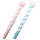 Кулькова ручка з насадкою Зайченя ЛИДЕР асорті, пише синім №18071