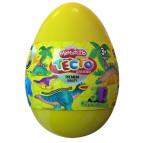 Маса для ліплення DankoToys MasterDo 4кол по 20гр + 2форми Діно TMD-08-01