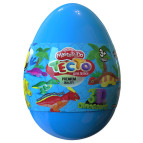 Маса для ліплення DankoToys MasterDo 4кол по 20гр + 2форми Діно TMD-08-02