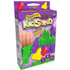 Ігровий пісок (кінетичний) DankoToys KidSand 2кол по 200гр + 2 формочки KS-05-0*