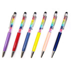 Кулькова ручка з камінцямі та стилусом BAOER мікс 473/472