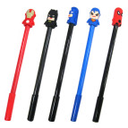 Кулькова ручка з насадкою Герої ЛИДЕР асорті, пише синім №1512/127/8725