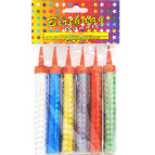 Свічки-набір для торта CAMIS Фонтан 10см 6шт Birthday Candle 30908/8053-17