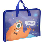 Портфель А4 KITE мод 202 Jolliers пластик на блискавці K19-202