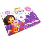 Пластилін 160гр. Перо набір 8кол. по 20гр. Dora the explorer 120469/712658