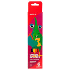 Олівці кольорові 6шт Kite мод 050 Jolliers K19-050-5