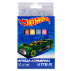 Крейда кол. 12шт. Kite HW19-075 Hot Wheels