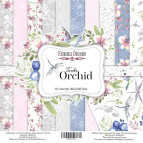 Набір паперу для скрапбукінгу Фабрика Декору FDSP-01041 Tender orchid 30,5*30,5см 10арк + бонус 200г/м2