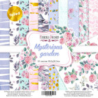 Набір паперу для скрапбукінгу Фабрика Декору FDSP-01048 Mysterious garden 30,5*30,5см 6+4арк + бонус 200г/м2