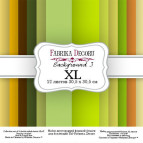 Набір паперу для скрапбукінгу Фабрика Декору FDSP-04003 Backgrounds 3 XL 30,5*30,5см 12арк 175г/м2