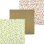 Папір для скрапбукінга Фабрика Декору 30Х30 70г/м2 крафт з малюнком Горошок 5.3.142/155/156