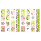 Набір карток - картинок для декору Фабрика Декору 01045 rus+en Spring blossom