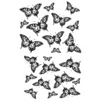 Оверлей для декору Фабрика Декору FDOV-08 Метелики ч/б