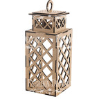 Заготовка для декорування Фабрика Декору (ДВП 3мм) Ліхтарик Решітка-L №70 FDPO-070