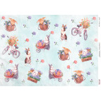 Декупажна карта 29,7*42см 55г/м Фабрика Декору FDCDA3-000210