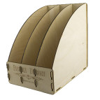 Заготовка для декорування Фабрика Декору (фанера) Лоток вертикальний А3 на 3 вітділа FDPO-10