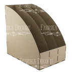 Заготовка для декорування Фабрика Декору (ДВП 3мм) Лоток вертикальний А3 на 3 вітділа FDPO-12