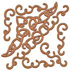 Заготовка для декорування Фабрика Декору (ДВП 3мм) набір №07 FDSBK-07