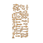 Заготовка для декорування Фабрика Декору (ДВП 3мм) набір №135 FDSBK-135