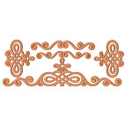 Заготовка для декорування Фабрика Декору (ДВП 3мм) набір №14 FDSBK-14