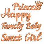 Заготовка для декорування Фабрика Декору (ДВП 3мм) набір №19 FDSBK-19