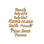 Заготовка для декорування Фабрика Декору (ДВП 3мм) набір №150 FDSBK-150