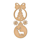 Заготовка для декорування Фабрика Декору (ДВП 3мм) набір №154 FDSBK-154