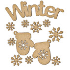 Заготовка для декорування Фабрика Декору (ДВП 3мм) набір №165 FDSBK-165