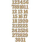 Заготовка для декорування Фабрика Декору (ДВП 3мм) набір №174 FDSBK-174