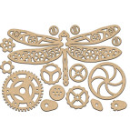 Заготовка для декорування Фабрика Декору (ДВП 3мм) набір №186 FDSBK-186