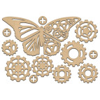 Заготовка для декорування Фабрика Декору (ДВП 3мм) набір №187 FDSBK-187