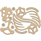 Заготовка для декорування Фабрика Декору (ДВП 3мм) набір №188 FDSBK-188