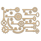 Заготовка для декорування Фабрика Декору (ДВП 3мм) набір №193 FDSBK-193