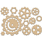 Заготовка для декорування Фабрика Декору (ДВП 3мм) набір №205 FDSBK-205