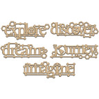 Заготовка для декорування Фабрика Декору (ДВП 3мм) набір №213 FDSBK-213