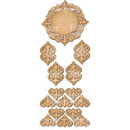 Заготовка для декорування Фабрика Декору (ДВП 3мм) набір №102 FDSBK-102