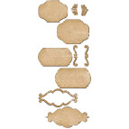 Заготовка для декорування Фабрика Декору (ДВП 3мм) набір №111 FDSBK-111